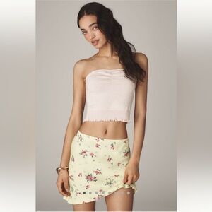 Anthropologie Tilda Slip Mini Skirt